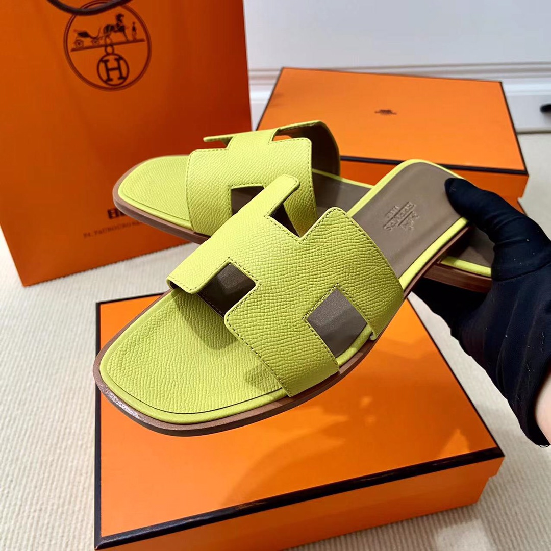 에르메스 올수공 오란 슬리퍼 샌들 앱송 33